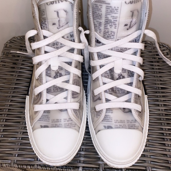 Dior B23 High Top Daniel Asham Newspaper - Picture 2 of 4